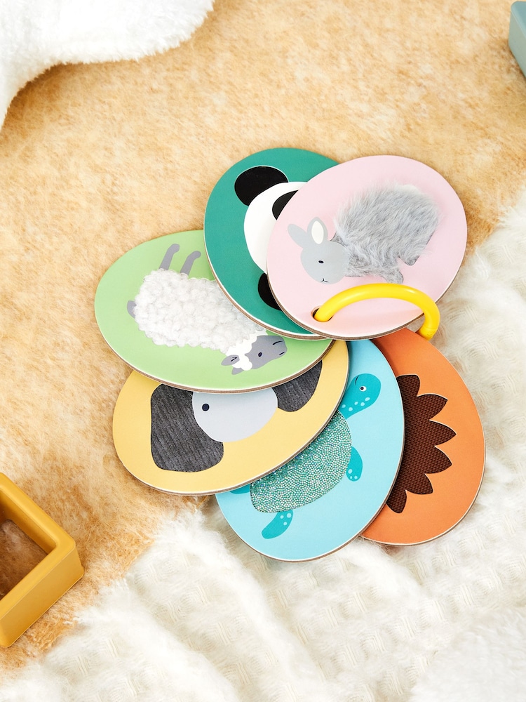 JoJo Maman Bébé Touch and Feel Animal Cards - Image 1 of 6