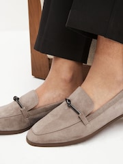 Sand Forever Comfort® Leather Knot Hardware Loafers - Image 2 of 7