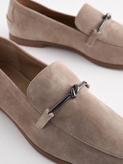 Sand Forever Comfort® Leather Knot Hardware Loafers - Image 6 of 7