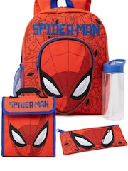 Vanilla Underground Red Spiderman Licensing 4 Piece Backpack Set - Image 1 of 6
