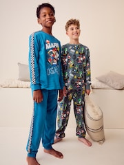 Mario Kart Vert/Bleu - Lot de 2 pyjamas de jogging (3-14 ans) - Image 1 de 5