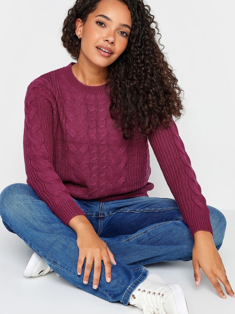 M&Co Pink Cable Jumper - Image 4 of 4