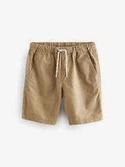 Black/White/Tan 3 Pack 100% Cotton Pull-On Shorts (3-16yrs) - Image 2 of 6