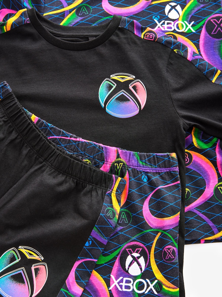 Xbox Black/Pink 2 Pack Long Sleeve Pyjamas (5-16yrs) - Image 11 of 11