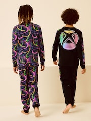Xbox Black/Pink 2 Pack Long Sleeve Pyjamas (5-16yrs) - Image 2 of 11