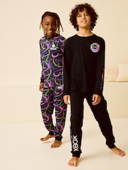 Xbox Black/Pink 2 Pack Long Sleeve Pyjamas (5-16yrs) - Image 3 of 11