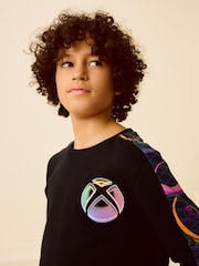 Xbox Black/Pink 2 Pack Long Sleeve Pyjamas (5-16yrs) - Image 5 of 11