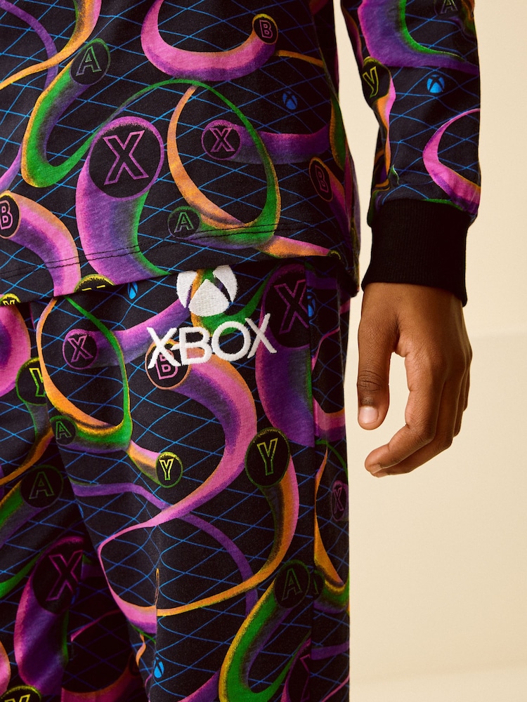 Xbox Black/Pink 2 Pack Long Sleeve Pyjamas (5-16yrs) - Image 7 of 11