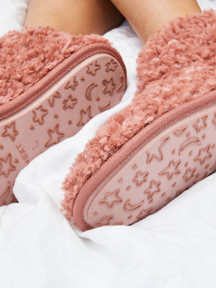 Pink Faux Fur Cosy Boot Slippers - Image 2 of 7
