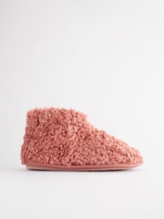 Pink Faux Fur Cosy Boot Slippers - Image 3 of 7