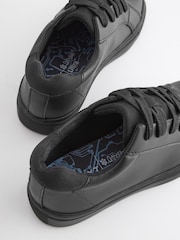 Black Standard Fit (F) Lace Up School Shoes - Image 5 of 5