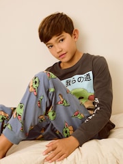 Grey Mandalorian 100% Cotton Long Sleeve Pyjamas 2 Pack (3-14yrs) - Image 5 of 10