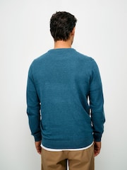 Blå - Crew Clothing Genser med rund hals - Bilde 2 av 5