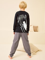 Spiderma preto/cinza - Pijamas individuais de perna longa (3-16anos) - Imagem 3 de 7