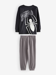 Spiderma preto/cinza - Pijamas individuais de perna longa (3-16anos) - Imagem 6 de 7
