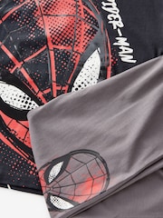 Spiderma preto/cinza - Pijamas individuais de perna longa (3-16anos) - Imagem 7 de 7