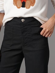 黑色 - Anthropologie Maeve The Colette Wide-Leg Trousers - 圖片 4/4