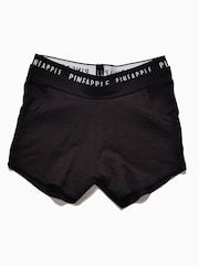 Pineapple Black Pocket Girls Sweat Shorts - Image 5 of 6
