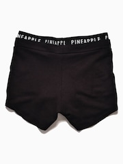 Pineapple Black Pocket Girls Sweat Shorts - Image 6 of 6