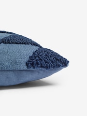 French Connection Navy Tangelo Tufted Cushion - Image 2 of 4