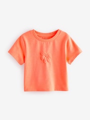 Grün/Orange - Kastige T-Shirts in leuchtendem Design mit Schriftzug im 3 er-Pack (3Monate–16Jahre) - Bild 6 von 10