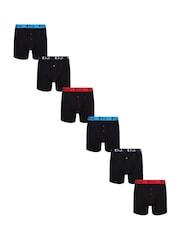 Pringle Black Button Fly Boxers Multi Pack - Image 2 of 3