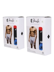 Pringle Black Button Fly Boxers Multi Pack - Image 3 of 3