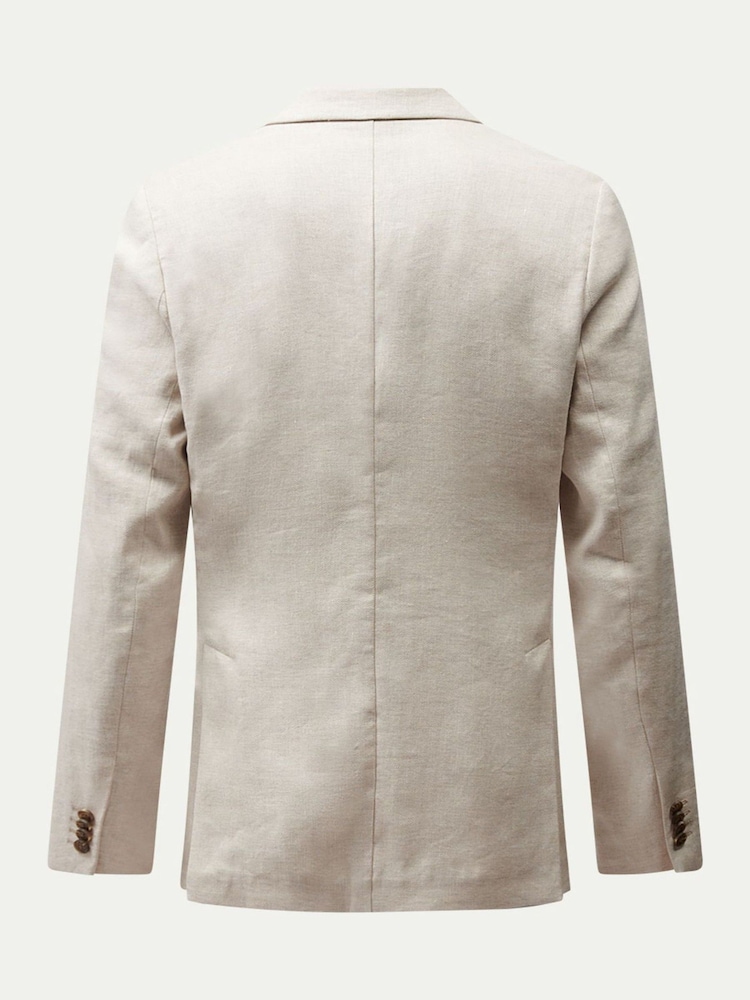 Peckham Rye Natural Linen Mix Travel Blazer - Image 2 of 6