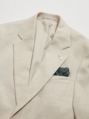 Peckham Rye Natural Linen Mix Travel Blazer - Image 3 of 6