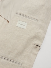 Peckham Rye Natural Linen Mix Travel Blazer - Image 5 of 6