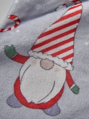 Catherine Lansfield Christmas Gonks Cosy and Warm Fleece Throw - Imagem 2 de 5