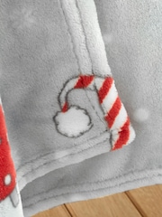 Catherine Lansfield Christmas Gonks Cosy and Warm Fleece Throw - Imagem 4 de 5