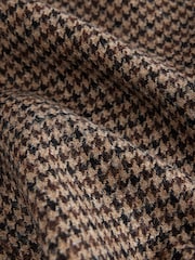 Brown Signature Moon's British Wool Dogtooth Shacket - Image 12 of 16