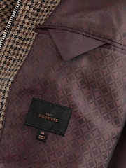 Brown Signature Moon's British Wool Dogtooth Shacket - Image 13 of 16
