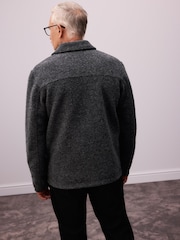 Grey Borg Shacket with Wool - Image 3 of 8