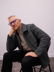 Grey Borg Shacket with Wool - Image 8 of 8