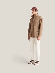 Peckham Rye Brown Hidden Hood Safari Jacket - Image 3 of 8