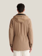 Peckham Rye Brown Hidden Hood Safari Jacket - Image 4 of 8