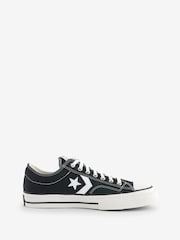 Converse Black Star Player Ox Trainers - Image 1 of 9