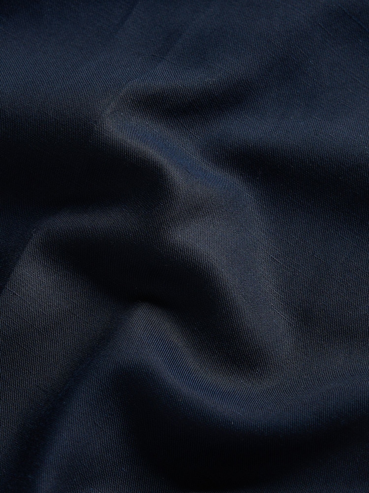 Peckham Rye Blue Contemporary Linen Mix Tailor Shorts - Image 5 of 5 Peckham Rye Blue Contemporary Linen Mix Tailor Shorts - Image 5 of 5