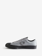 Converse Grey/Black Star Player 76 Low Trainers - Image 2 of 9