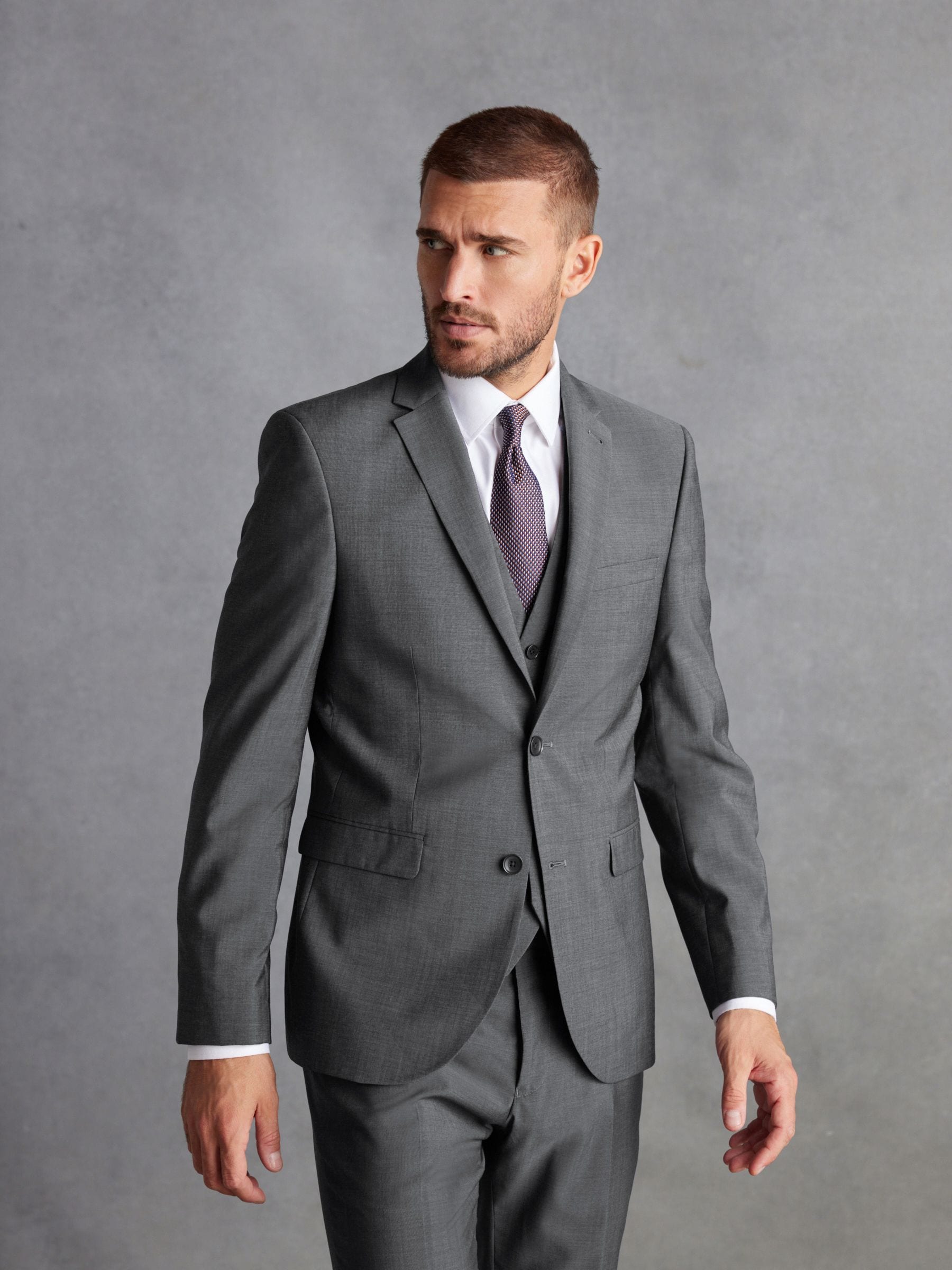 Wool suit jacket top