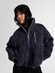 Converse Jacke aus Sherpa-Fleece mit Reißverschluss - Bild 1 von 8
