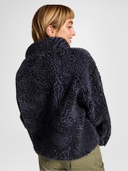 Converse Jacke aus Sherpa-Fleece mit Reißverschluss - Bild 2 von 8