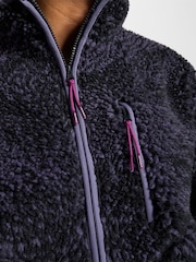 Converse Jacke aus Sherpa-Fleece mit Reißverschluss - Bild 3 von 8