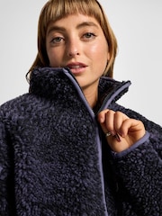 Converse Jacke aus Sherpa-Fleece mit Reißverschluss - Bild 6 von 8