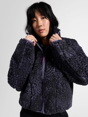 Converse Jacke aus Sherpa-Fleece mit Reißverschluss - Bild 7 von 8