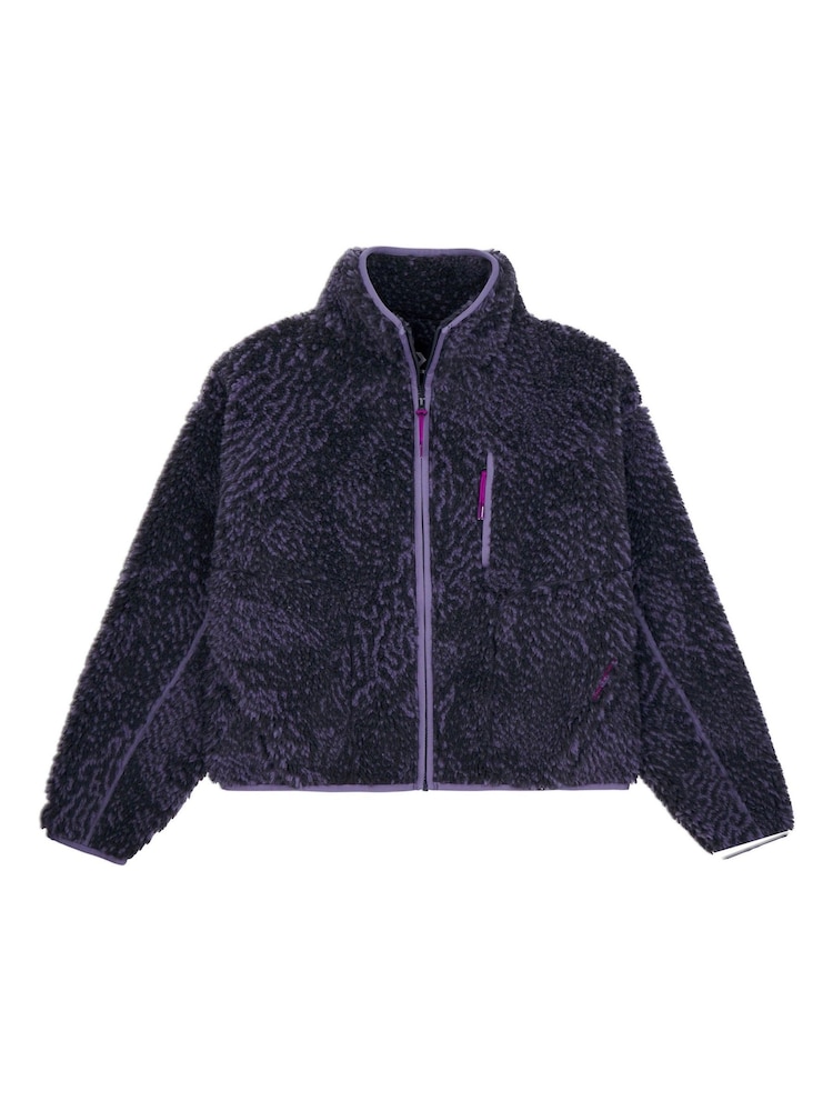 Converse Jacke aus Sherpa-Fleece mit Reißverschluss - Bild 8 von 8