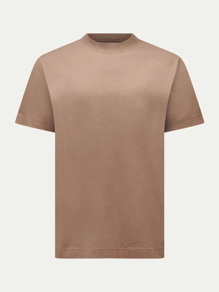 Marrone - T Shirt in jersey mercerizzato Peckham Rye - Immagine 1 di 5