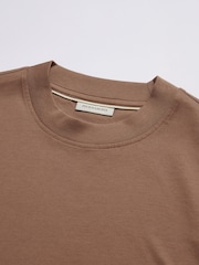 Marrone - T Shirt in jersey mercerizzato Peckham Rye - Immagine 5 di 5
